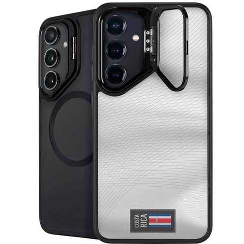 Costa Rica Soccer Flag Galaxy S25 Kickstand Case